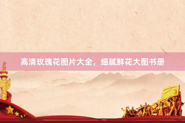 高清玫瑰花图片大全，细腻鲜花大图书册